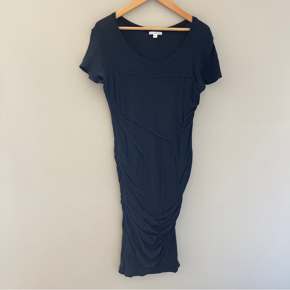 Standard James Peter Black Bodycon Stretch Dress Size 3 (Large) Capsule Wardrobe